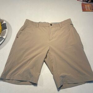 Men's Adidas Tan Golf Shorts